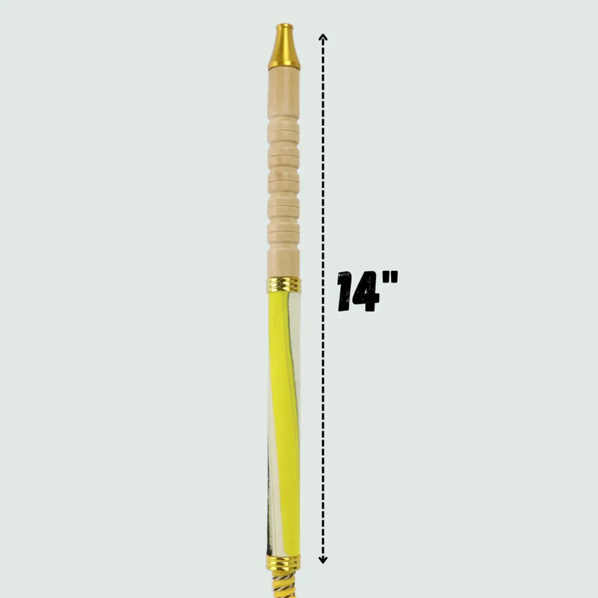 70" Foam Grip Wooden Handle Soft Hose