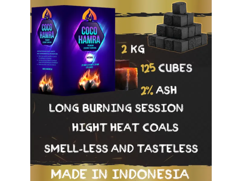 Coco Hamra 12KG Cubes Lounge Package 750 Cubes ( Master Case )