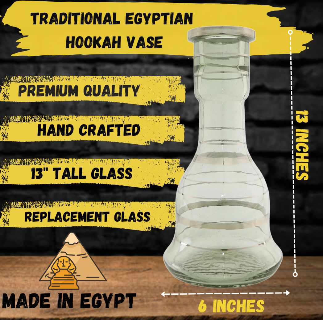 Egyptian Replacement Glass Vase