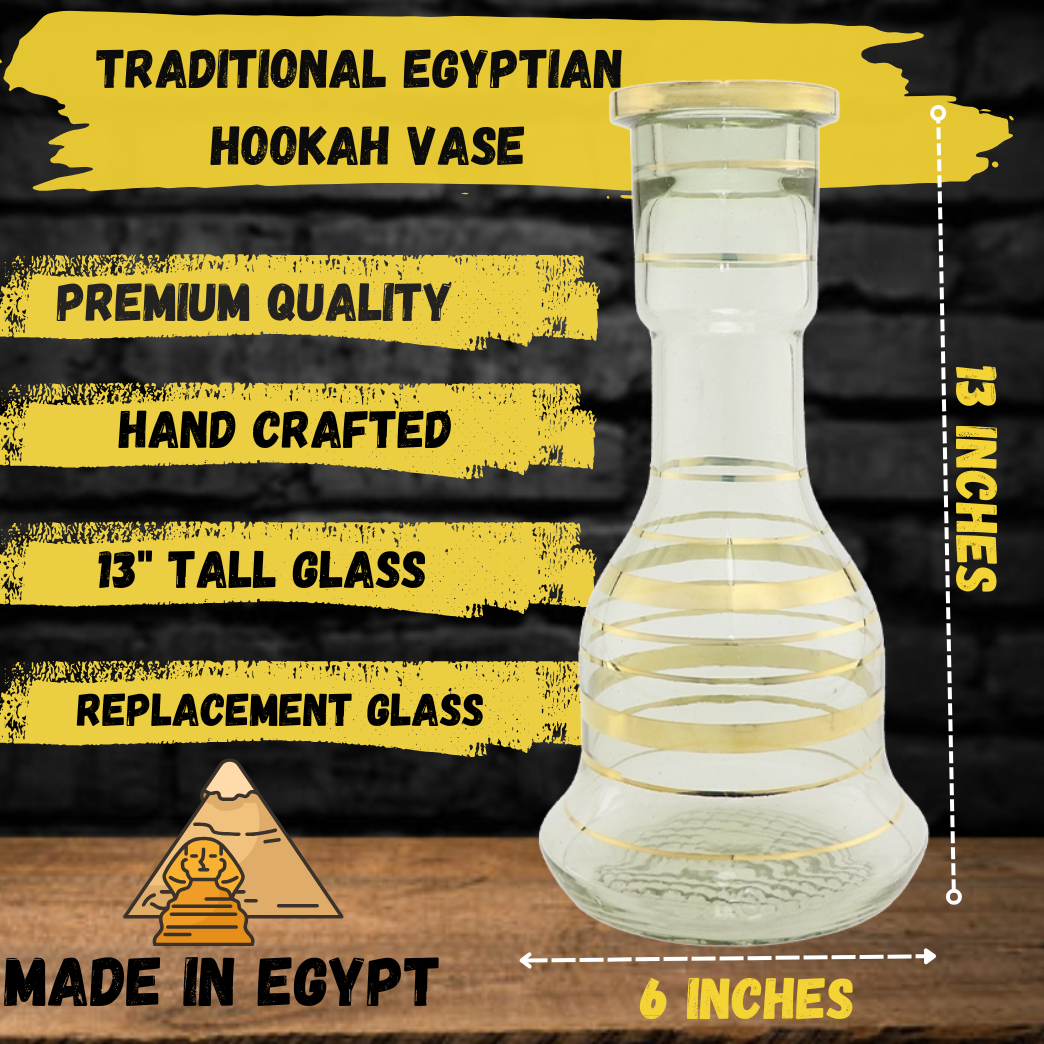 Egyptian Replacement Glass Vase