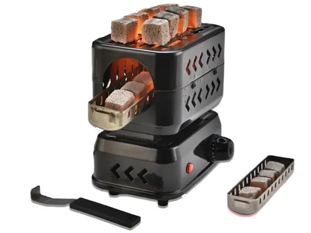 Ola 360° Charcoal Turbo Burner 3D Heater