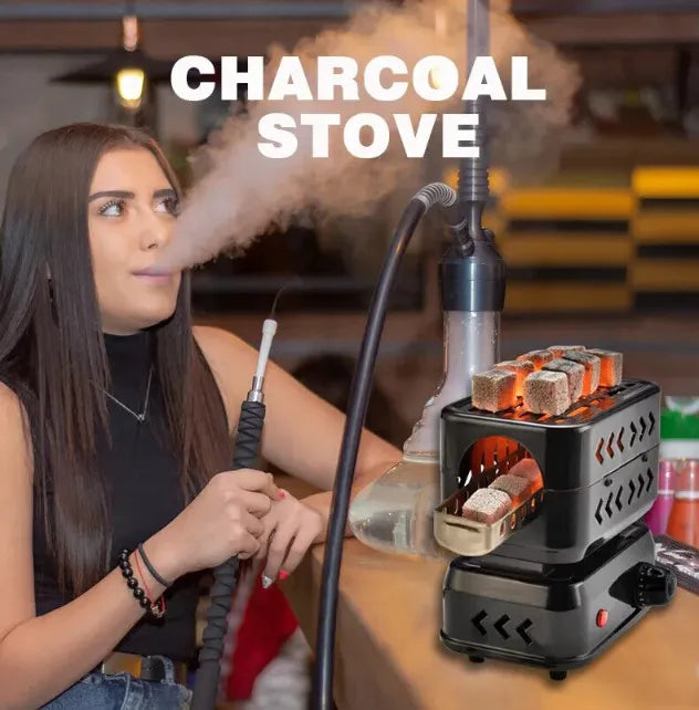 Ola 360° Charcoal Turbo Burner 3D Heater