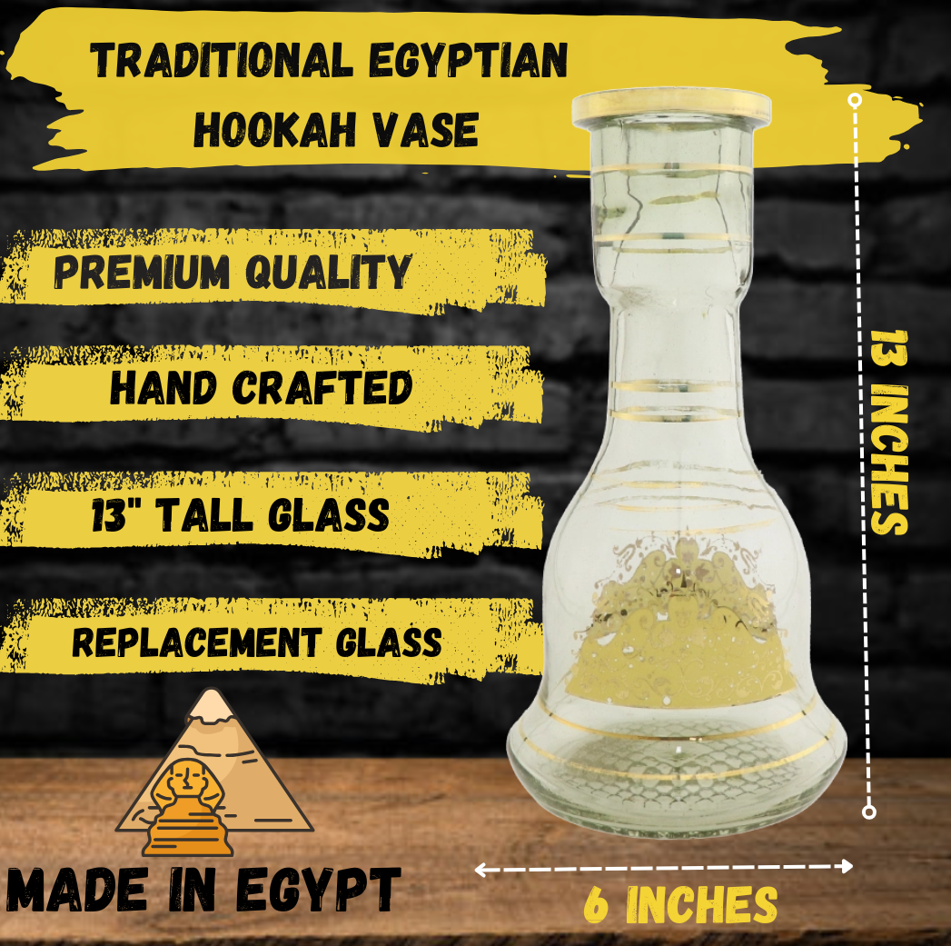 Egyptian Replacement Glass Vase