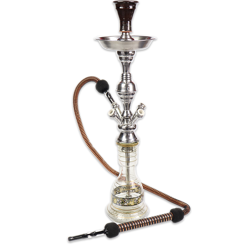 4 Hose Egyptian Sharing Hookah  Complete Set w/ Bag