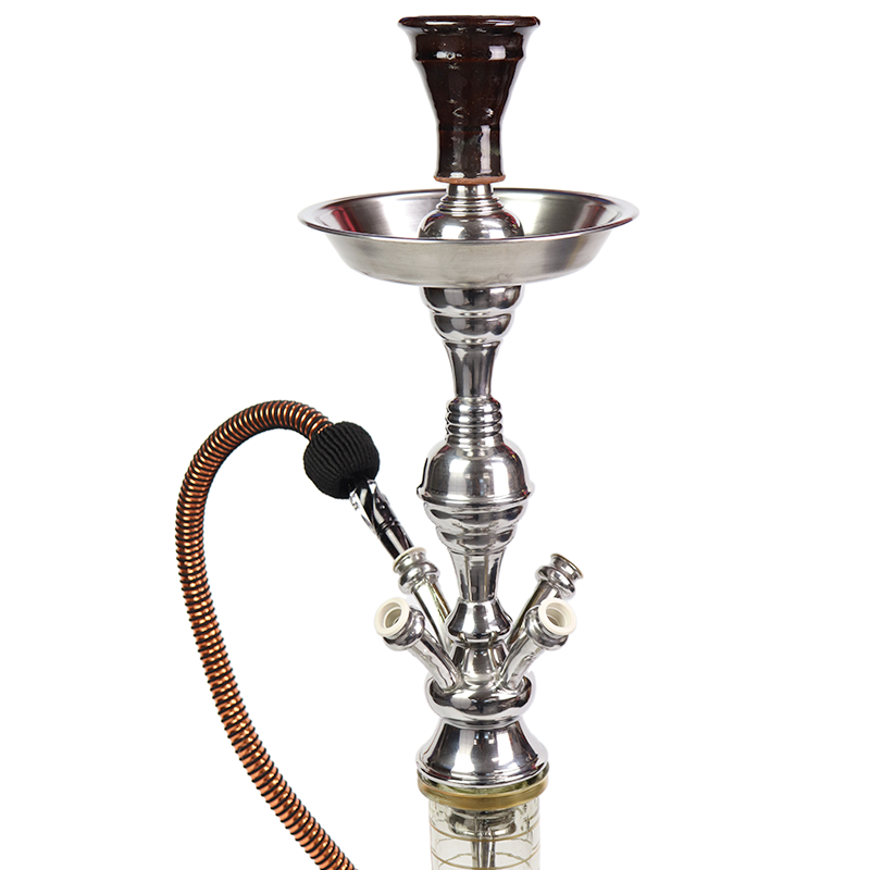 4 Hose Egyptian Sharing Hookah  Complete Set w/ Bag