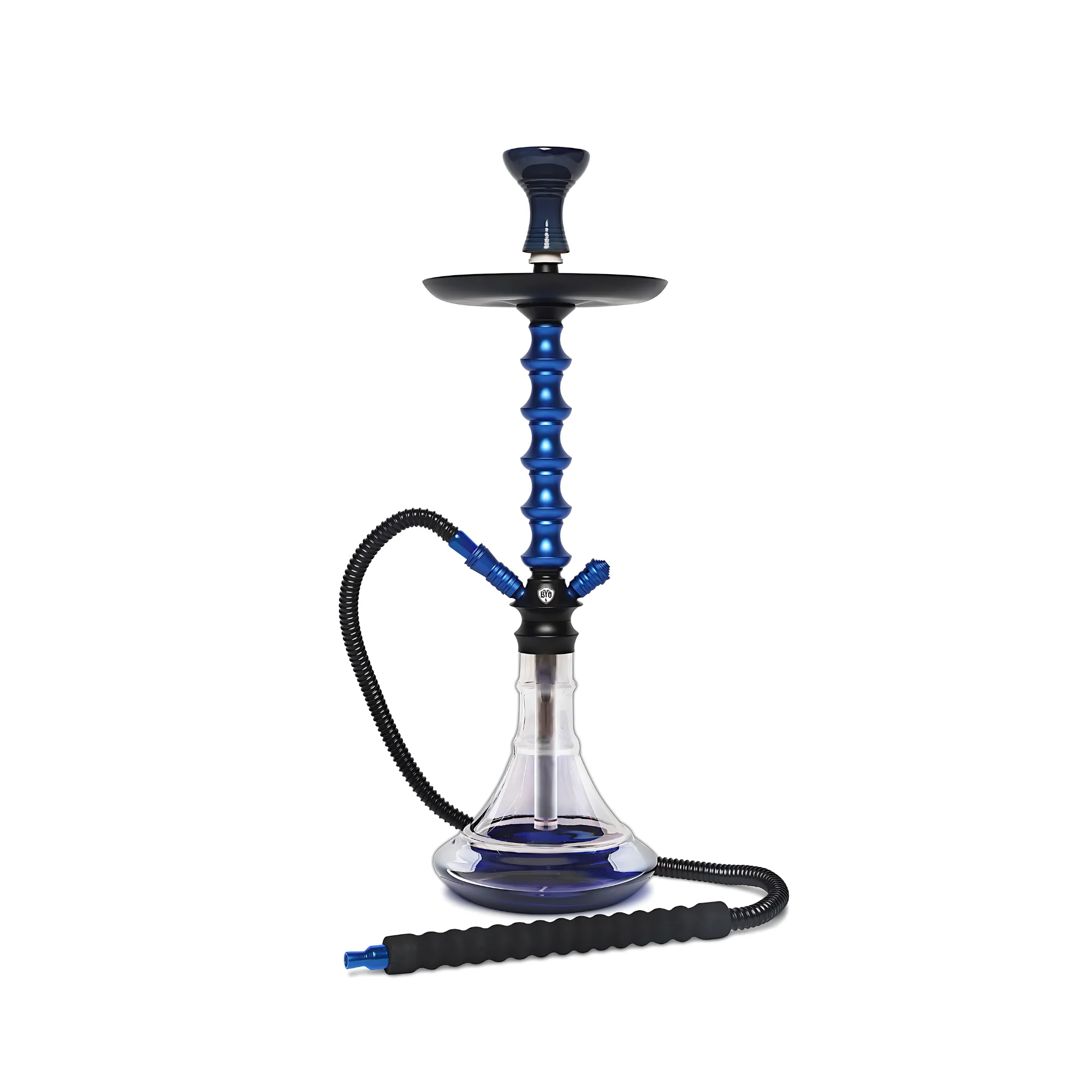 BYO Hookah Taurus 5003 modern premium hookah with sleek design and glass base