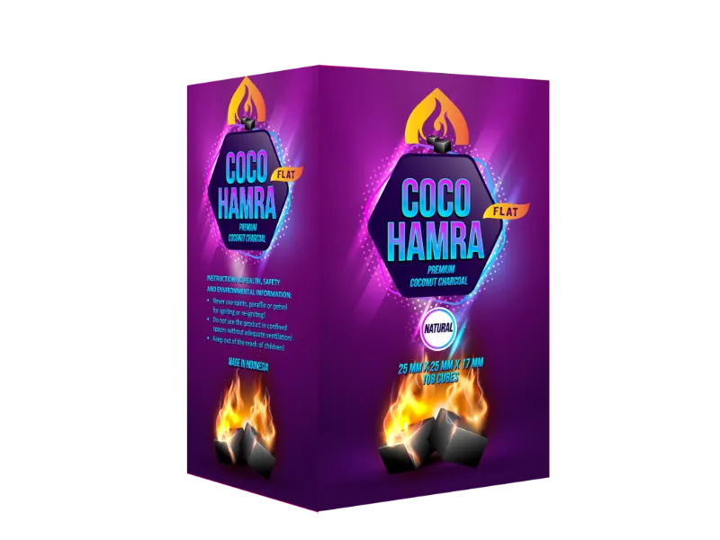 Coco Hamra Flat Cubes 10KG Lounge Package 1080 Cubes ( Master Case )