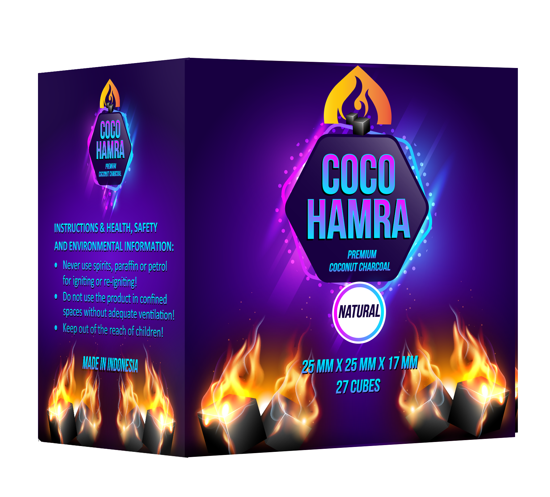 Coco Hamra 27 Small Cubes 40 Boxes 10kG Lounge Package ( Master case )