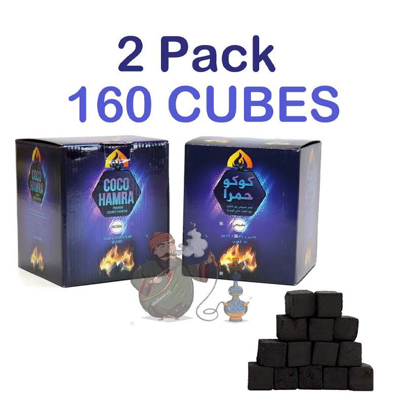 Coco Hamra Hookah Coconut Charcoal Cube
