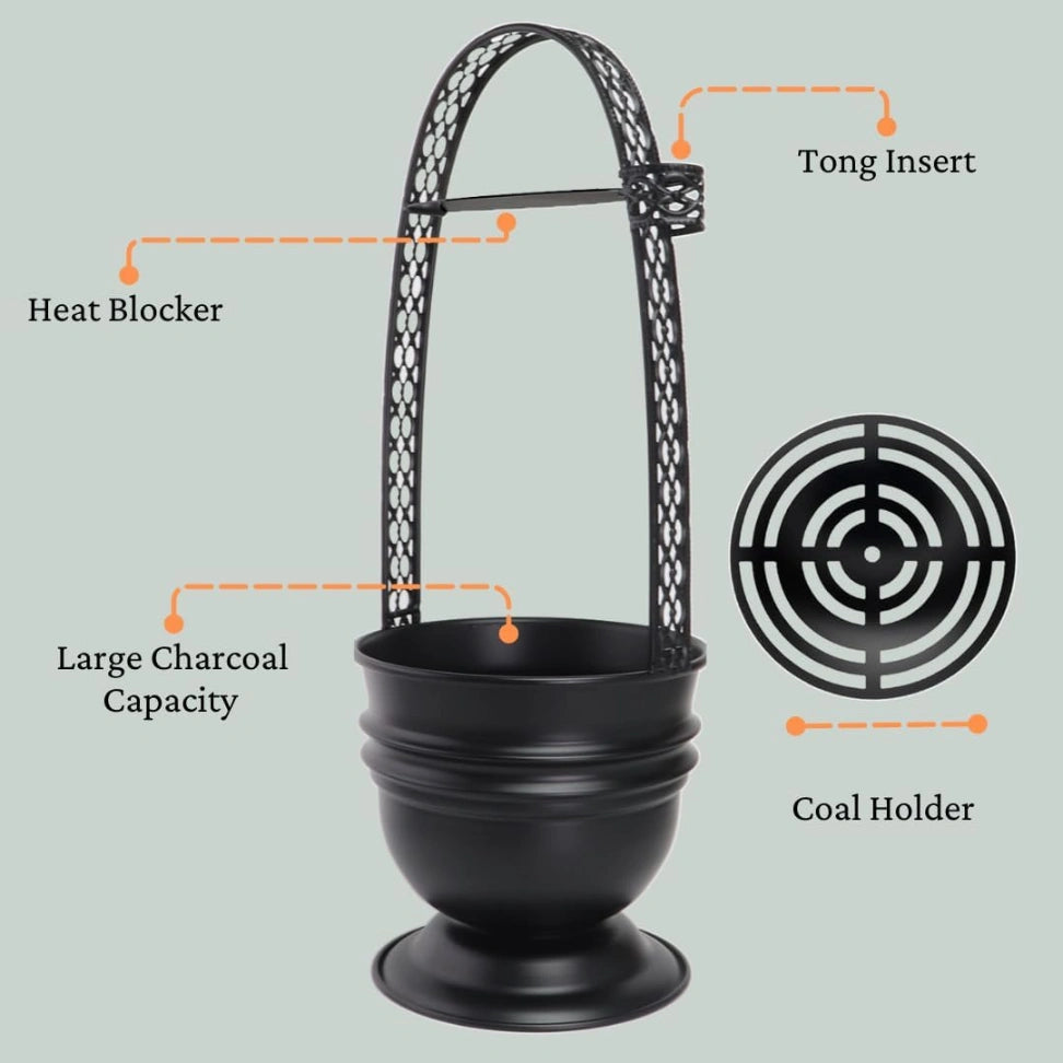 17" Hookah Charcoal Holder Basket