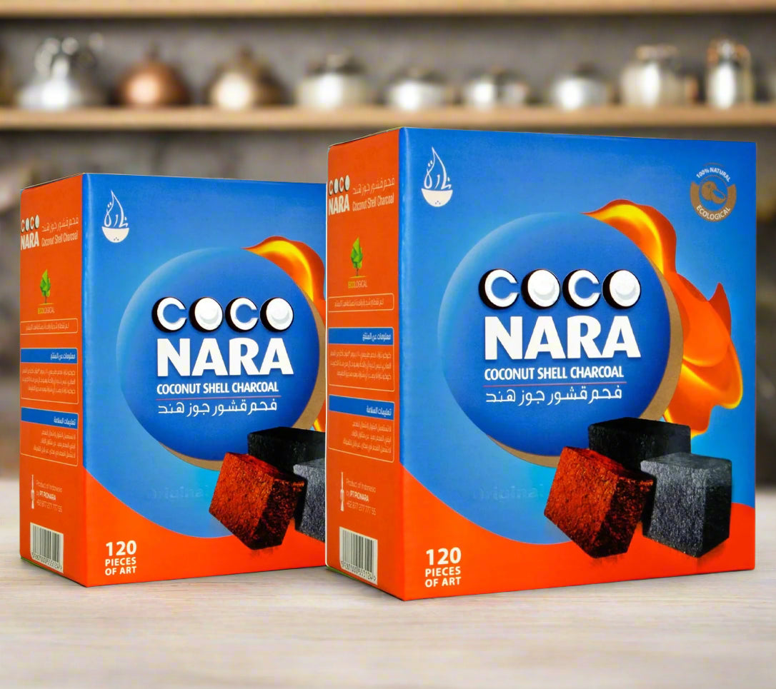 coco nara natrual coconut hookah charcoal for nargila shisha