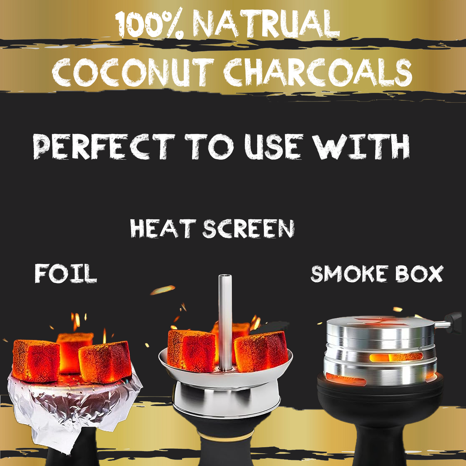 Coco Hamra Coconut Charcoal 26mm Cubes 2 Pack - 160 Cubes