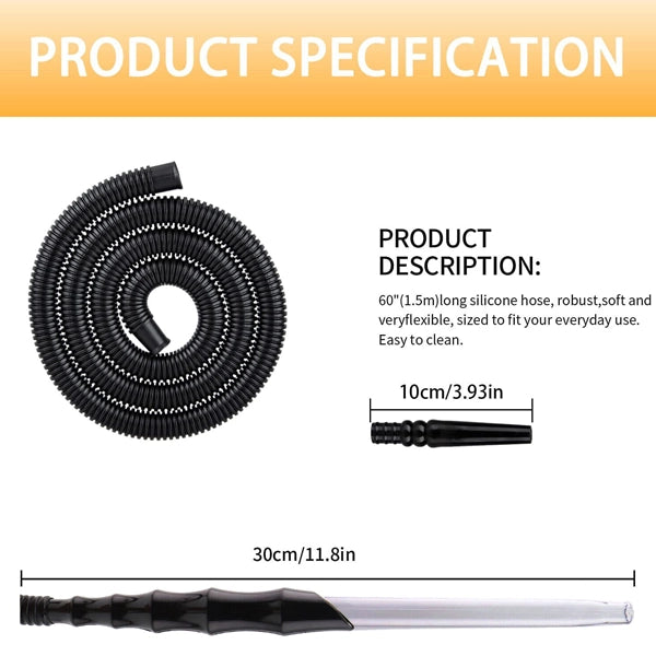Disposable Hookah Plastic Hose (100 Pack)