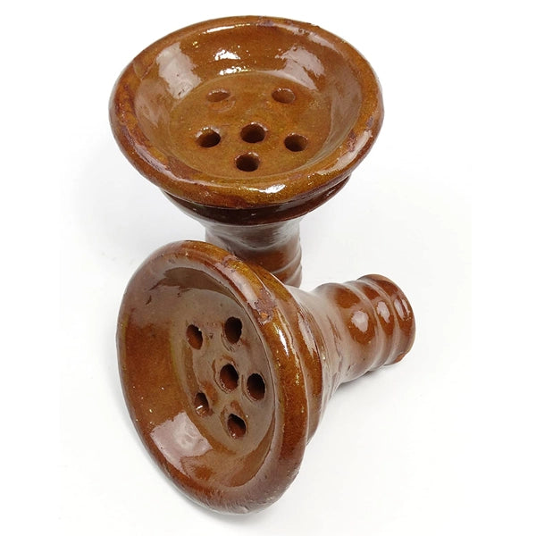 Egyptian Jumbo Clay Hookah Bowl Large 4"