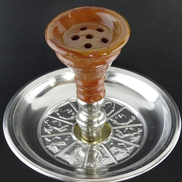 Egyptian Jumbo Clay Hookah Bowl Large 4"