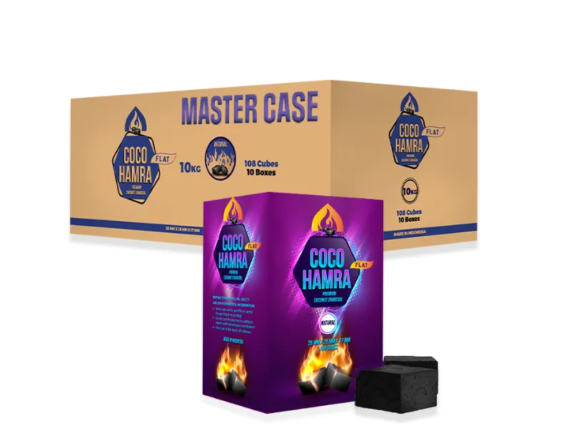 Coco Hamra Flat Cubes 10KG Lounge Package 1080 Cubes ( Master Case )