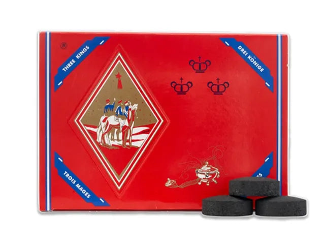 Three 3 King Instant Light Charcoal Tablets 100 Count