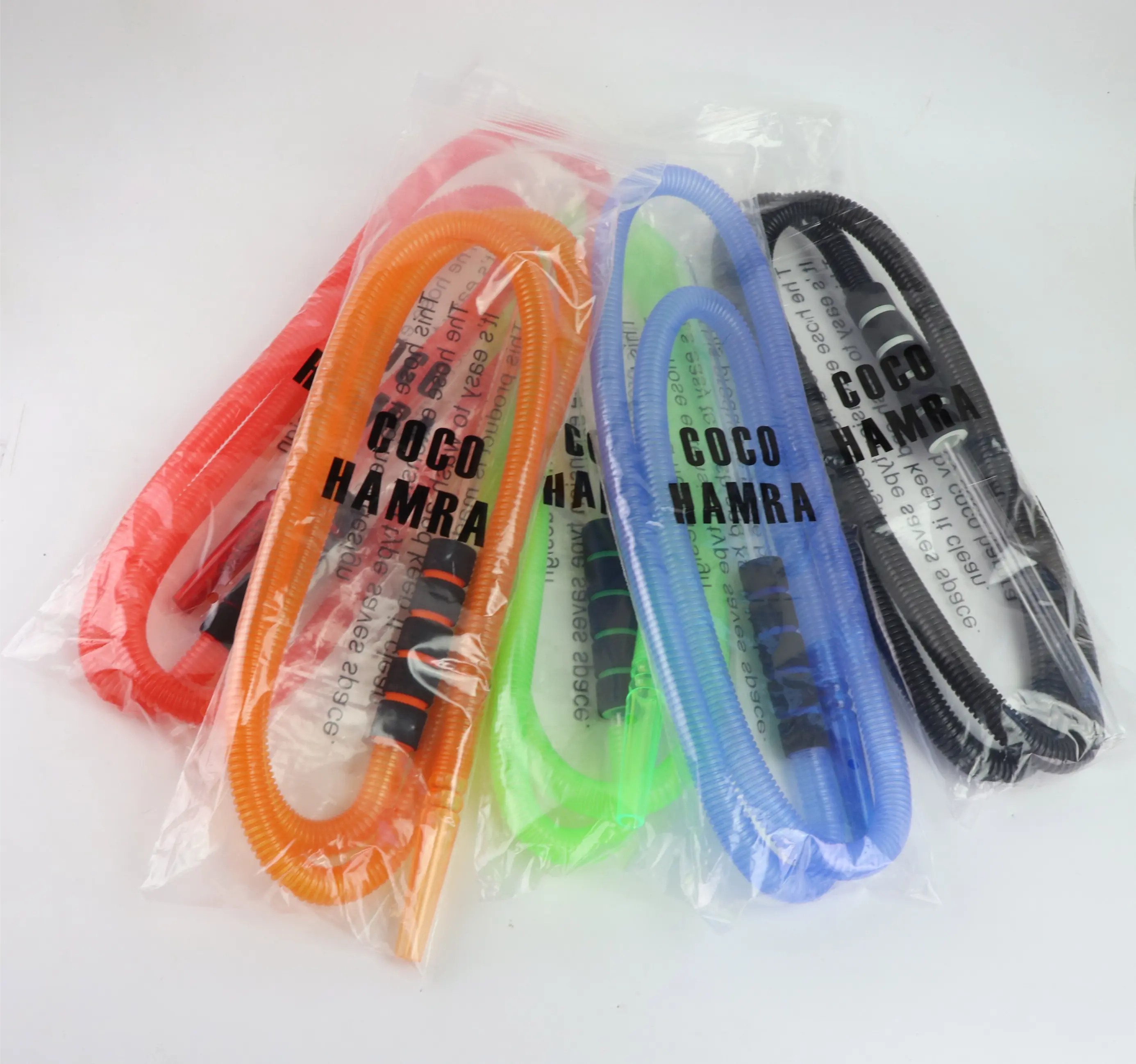 5Pcs Disposable Hose Glass Mouthpiece + 10 Mouth Tips