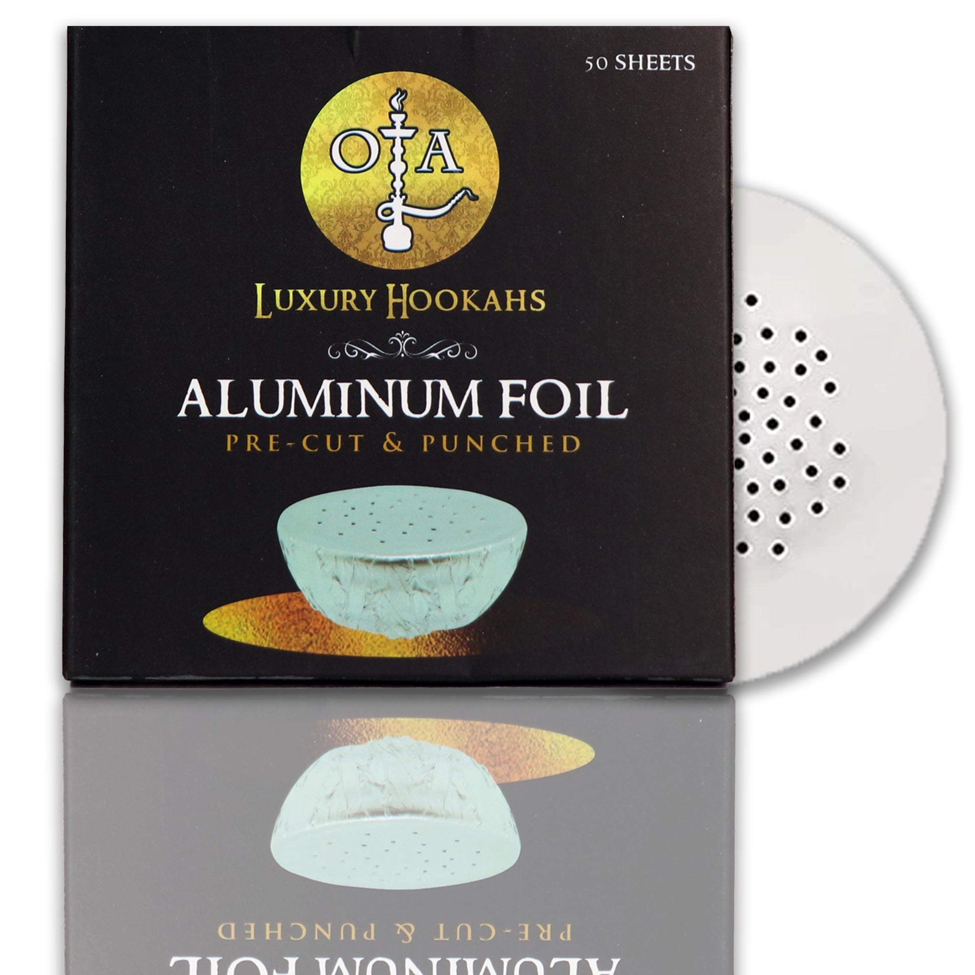 Ola Luxury Hookahs Aluminum Foil Pre Cut 50pcs