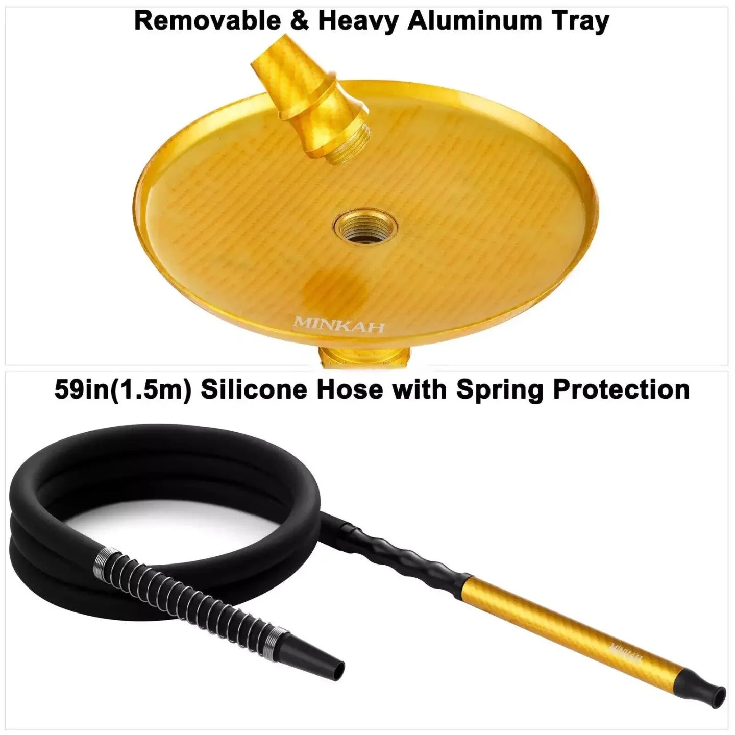 12" European Modern Technology Carbon Fiber Pattern Hookah