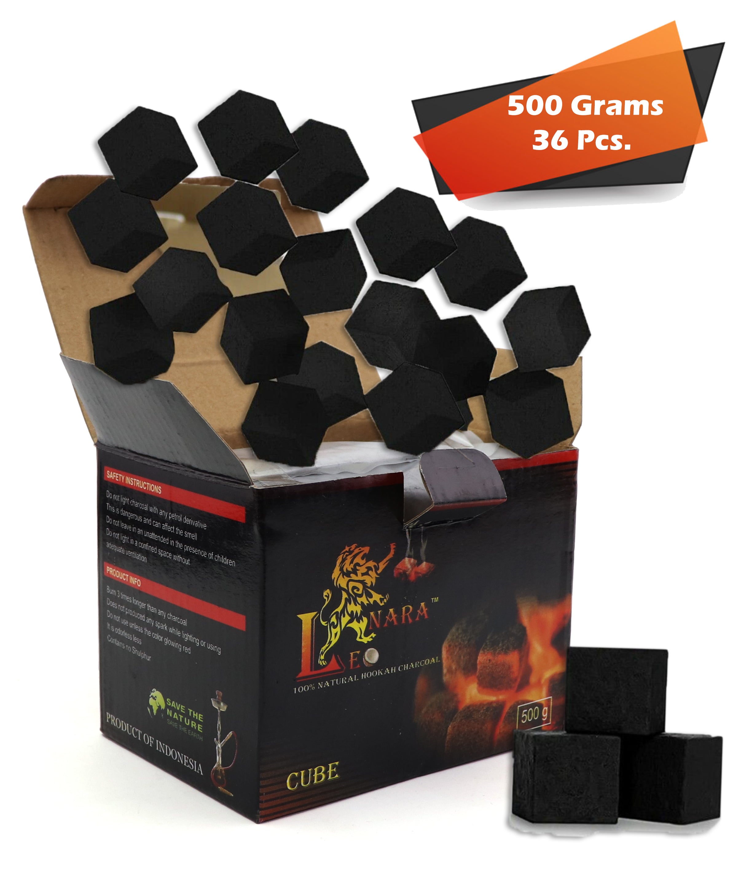 Leonara Coconut Charcoals 1/2 KG - 3 KG