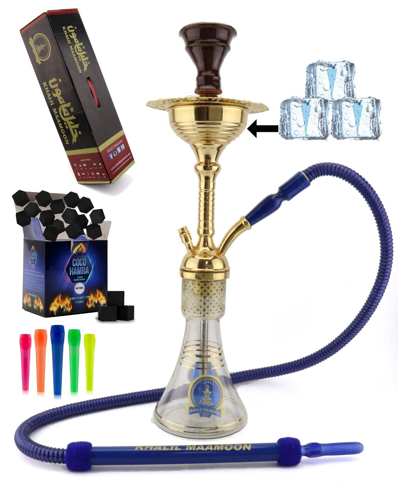 Khalil Mamoon Egyptian Ice Stem Hookah