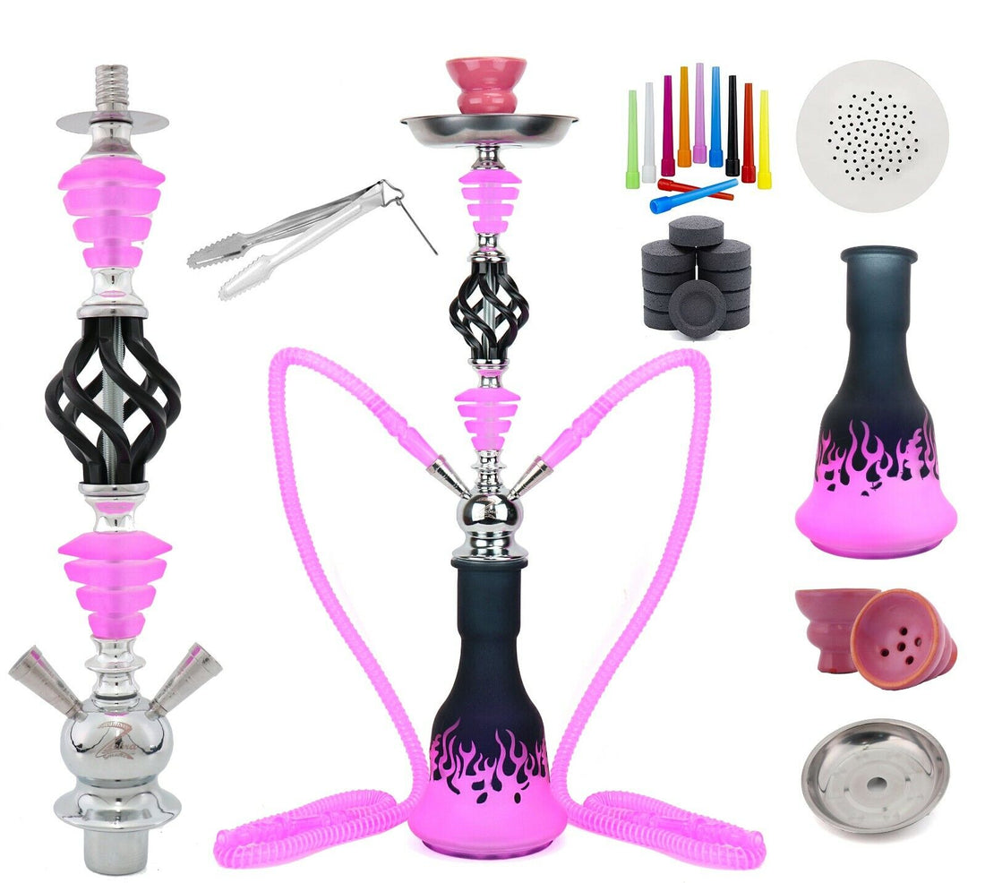 Cachimba Freddy Smoke 2 Mangueras Zebra
