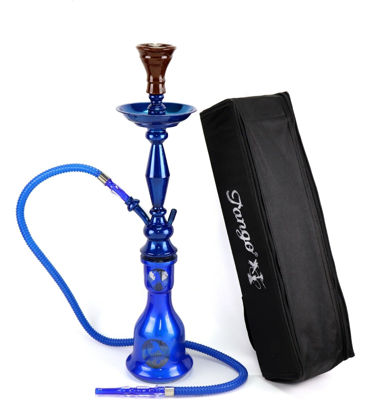 1 Hose 28" Egyptian Hookah Set with Travel Bag