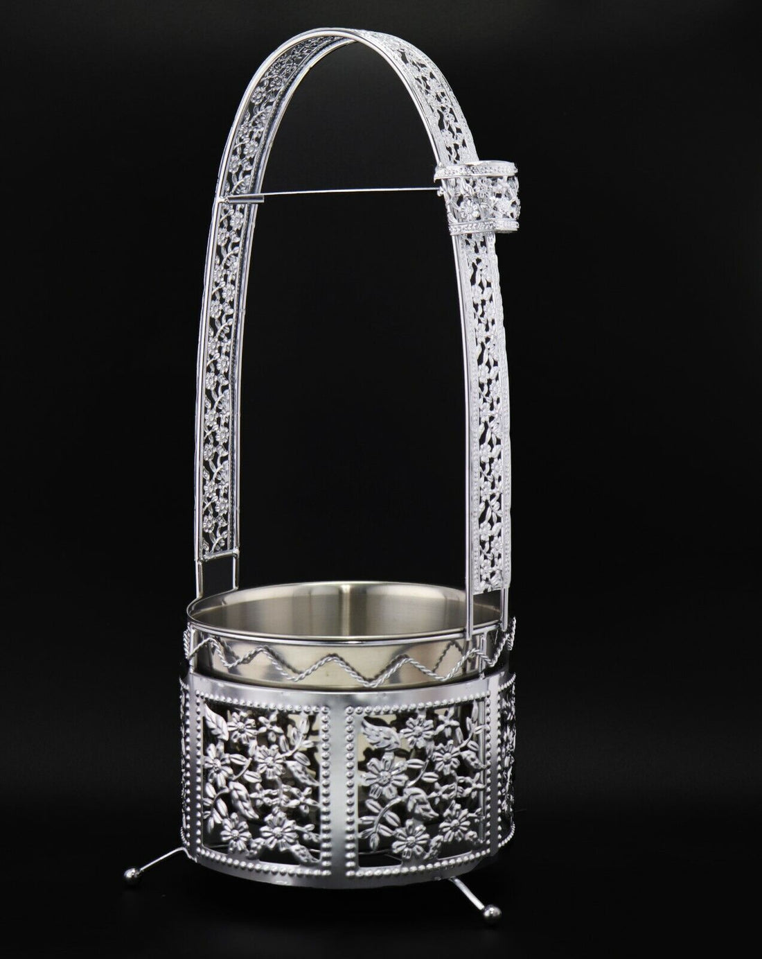 16" Charcoal Holder Flower Basket