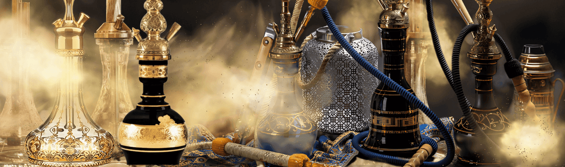 Hookah Habibi premium hookah collection banner showcasing stylish and high-quality hookahs for smooth smoking experiences