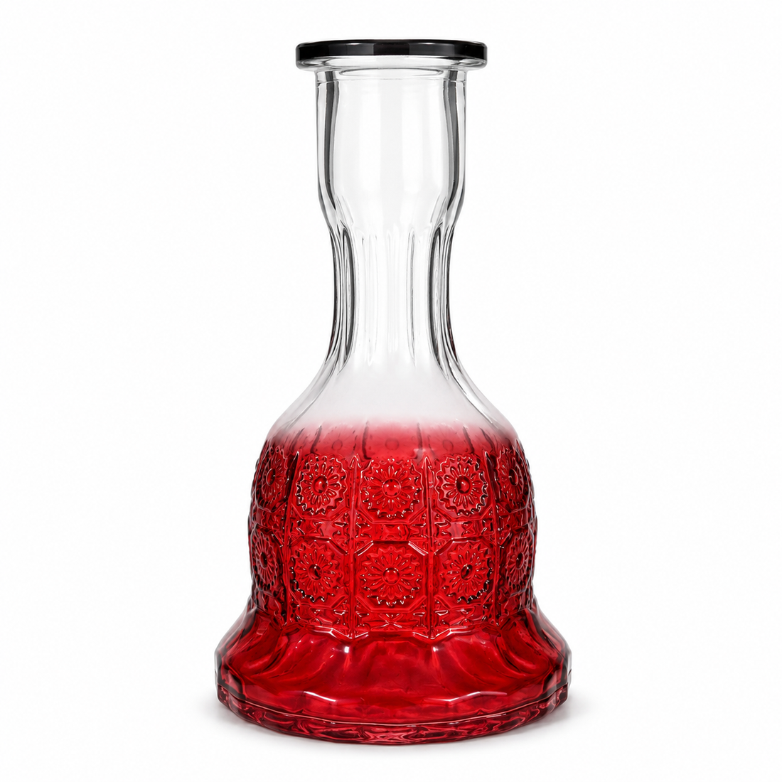 10" Purple Frosted Hookah Glass Base – Replacement Vase