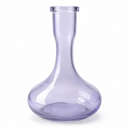 12" Purple Glass Hookah Base – Replacement Vase
