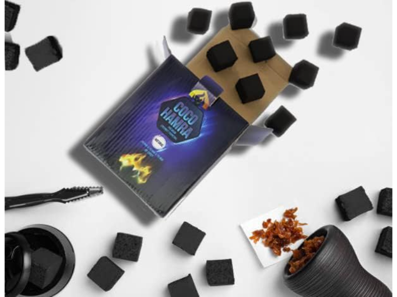 Coco Hamra Coconut Charcoal 26mm Cubes 2 Pack - 160 Cubes