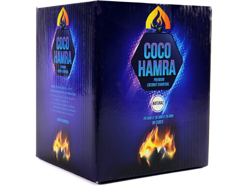 Coco Hamra Coconut Charcoal 26mm Cubes 2 Pack - 160 Cubes