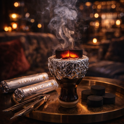 Starlight Instant Light Charcoal Tablets 100 Count 40mm