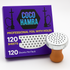 Coco Hamra hookah foil packaging with a sample foil on a white background