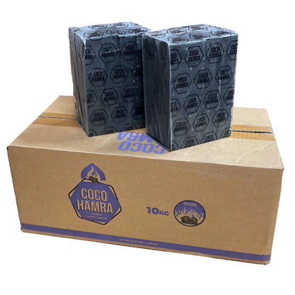 coco hamra hookah charcoal cubes loose lounge package 