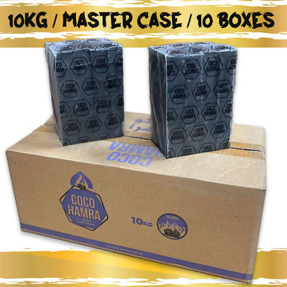 coco hamra hookah charcoal cubes loose lounge package 