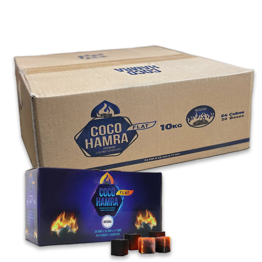 Coco Hamra Hookah Charcoal Cubes