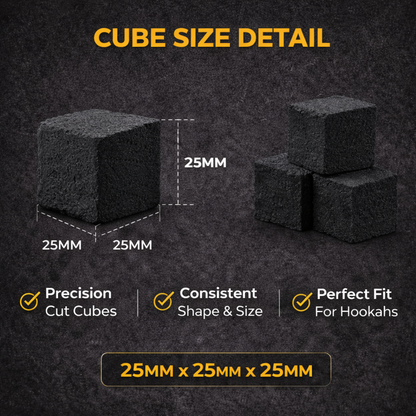 Coco Hamra Coconut Charcoal 720 Pcs. 10KG Loose Lounge Package ( Master Case )