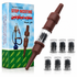 Egyptian hookah filter retail box with reusable brown filter adapter and replacement filter cartridges.