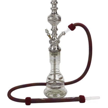 Khali lMamoon Mankosh Ice Bucket Hookah Silver  Glass
