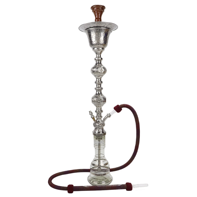 Khali lMamoon Mankosh Ice Bucket Hookah Silver Authentic 