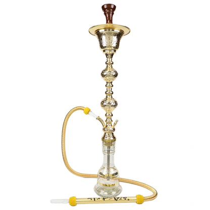 Khalil Mamoon Gold Ice Bucket Hookah Shisha 