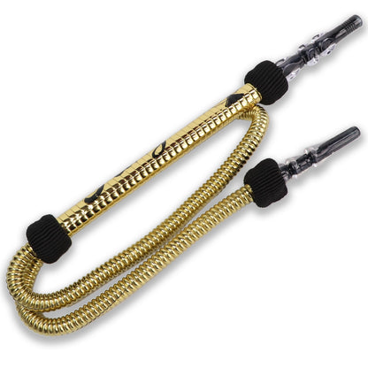 Tango Hookah 68&quot; Traditional Egyptian Washable Hose - Yellow