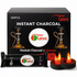Tanya Instant Charcoal packaging with hookah graphics and Tanya logo.