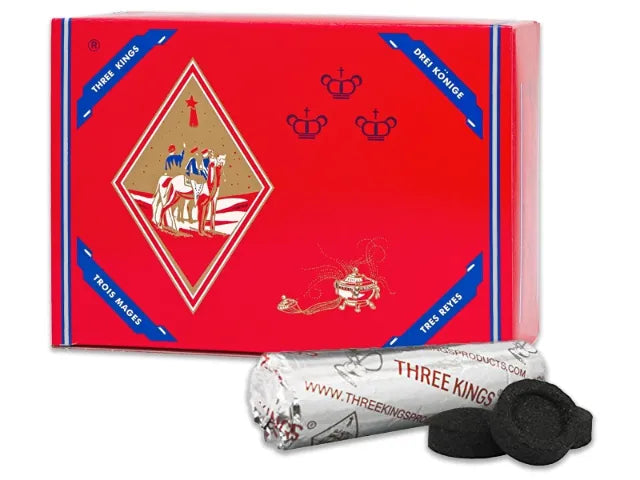 Three 3 King Instant Light Charcoal Tablets 100 Count