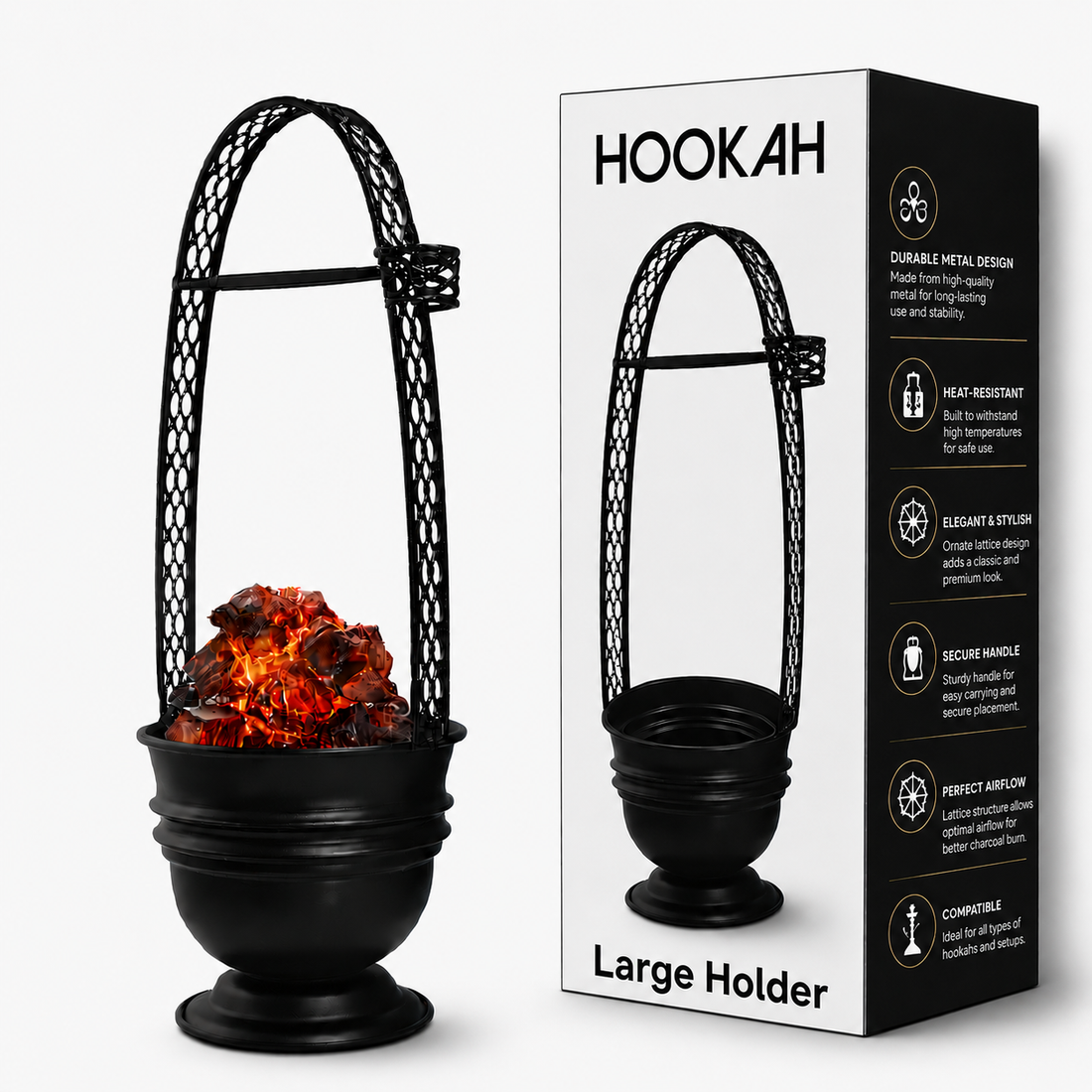17" Hookah Charcoal Holder Basket