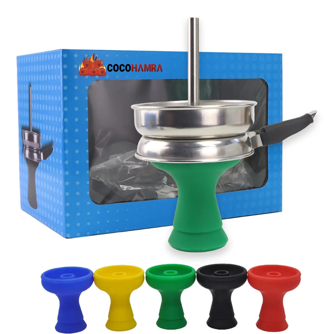 hookah shisha nargila silicone heat management multi color