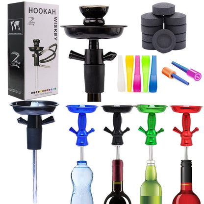 Portable Bottle Hookah Stem Aluminum Kit